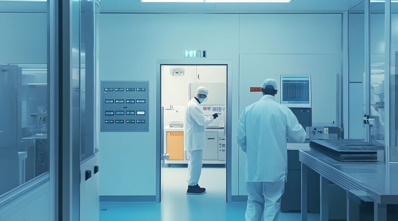 Reinraumreinigung unterstuetzt stabile Umgebungsbedingungen bei kontrolliertem Zutritt