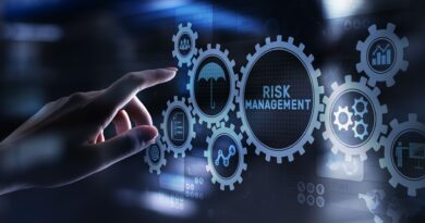 Digitale Zahnräder mit Risk Management Symbol | Sanktionslistenprüfung