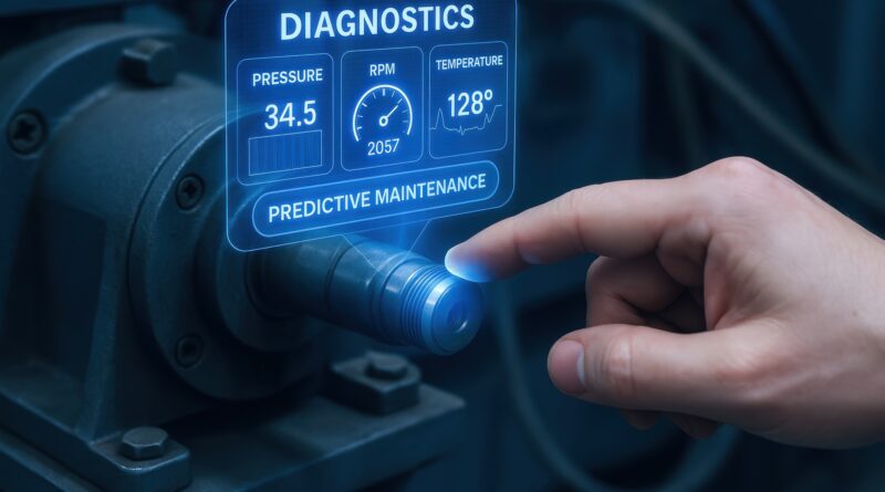 Digitale Diagnoseanzeige misst Druck und Temperatur | Begleitheizung Rohr